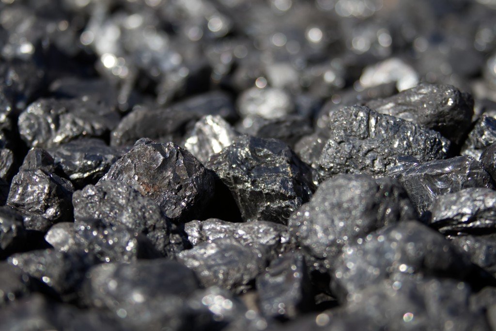 graphite ore pile