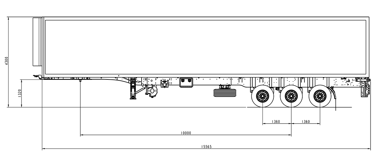 Refrigerated trailer for chilled beverages